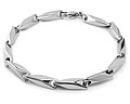 Armband i st�l. L�ngd cirka 21.5 cm, tjocklek cirka 6 mm.