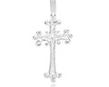Silverkors. M�tt cirka 2x1 cm.