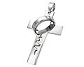 St�lkors med ring. M�tt cirka 4,2x2,5 cm. 
