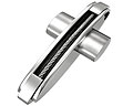 St�lkors med kedja. M�tt cirka 48 x 21 mm.