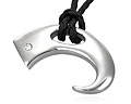 St�lhalsband med svart rem. M�tt cirka 50 x 27 mm.