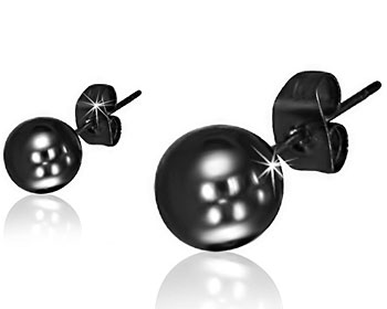 8 mm örhängen.