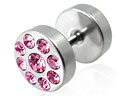 Smycke f�r piercing. Tjocklek cirka 1,2 mm, l�ngd cirka 5 mm.