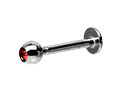 Piercinglabret i kirurgikst st�l. Tjocklek 1.2 mm, l�ngd cirka 8 mm.