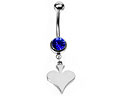 Piercing till navel. Tjocklek 1.6 mm, l�ngd 1 cm.