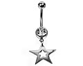 Navelsmycke. Tjocklek 1.6 mm, l�ngd 1 cm.