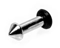 �ronpiercing. Total l�ngd cirka 14 mm.