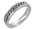 Ring i st�l . Bredd cirka 6 mm.
