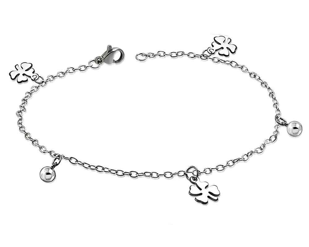 Armband i stål. Längd cirka 25 cm.