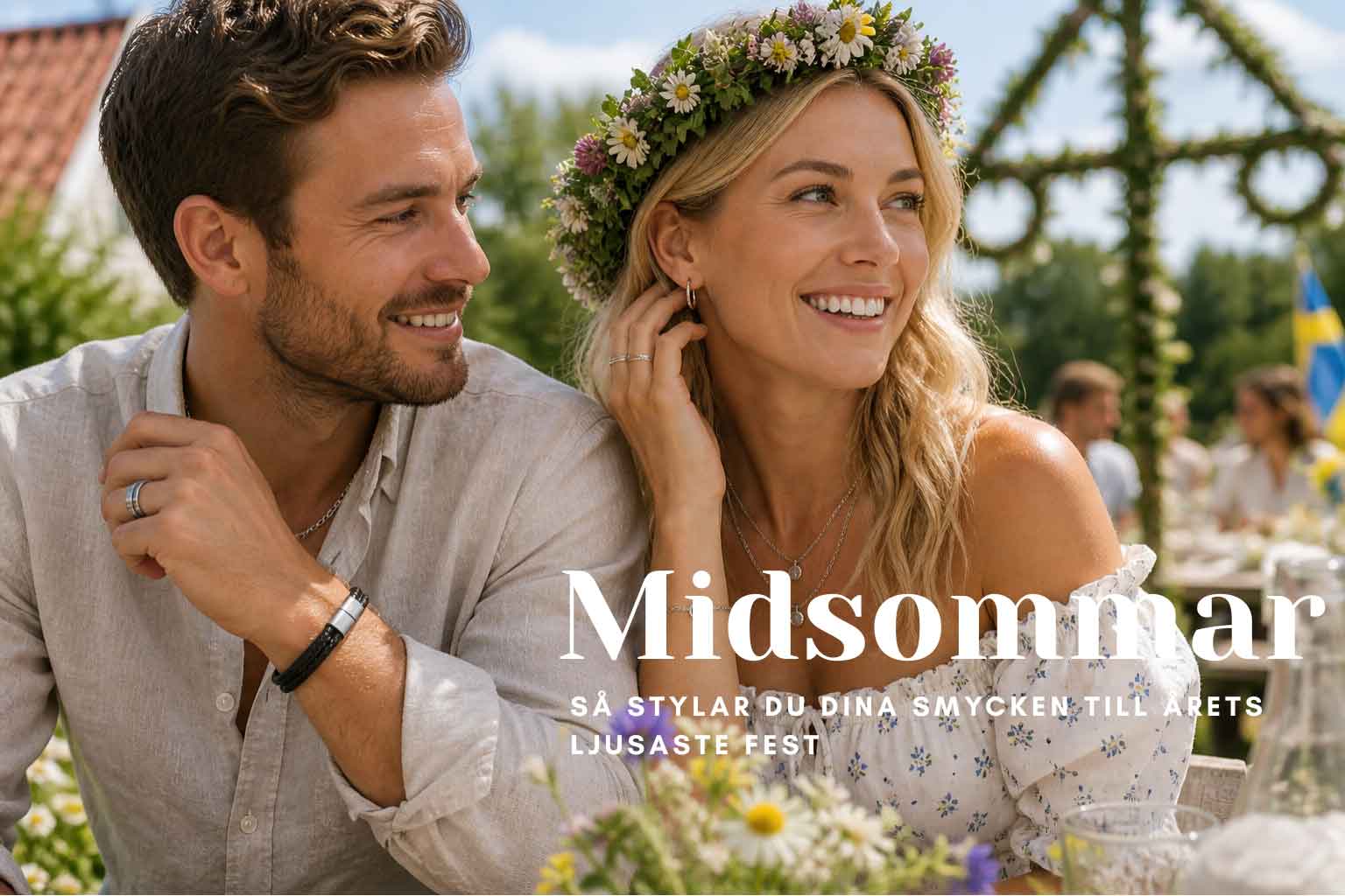 Midsommar – så stylar du dina smycken till årets ljusaste fest