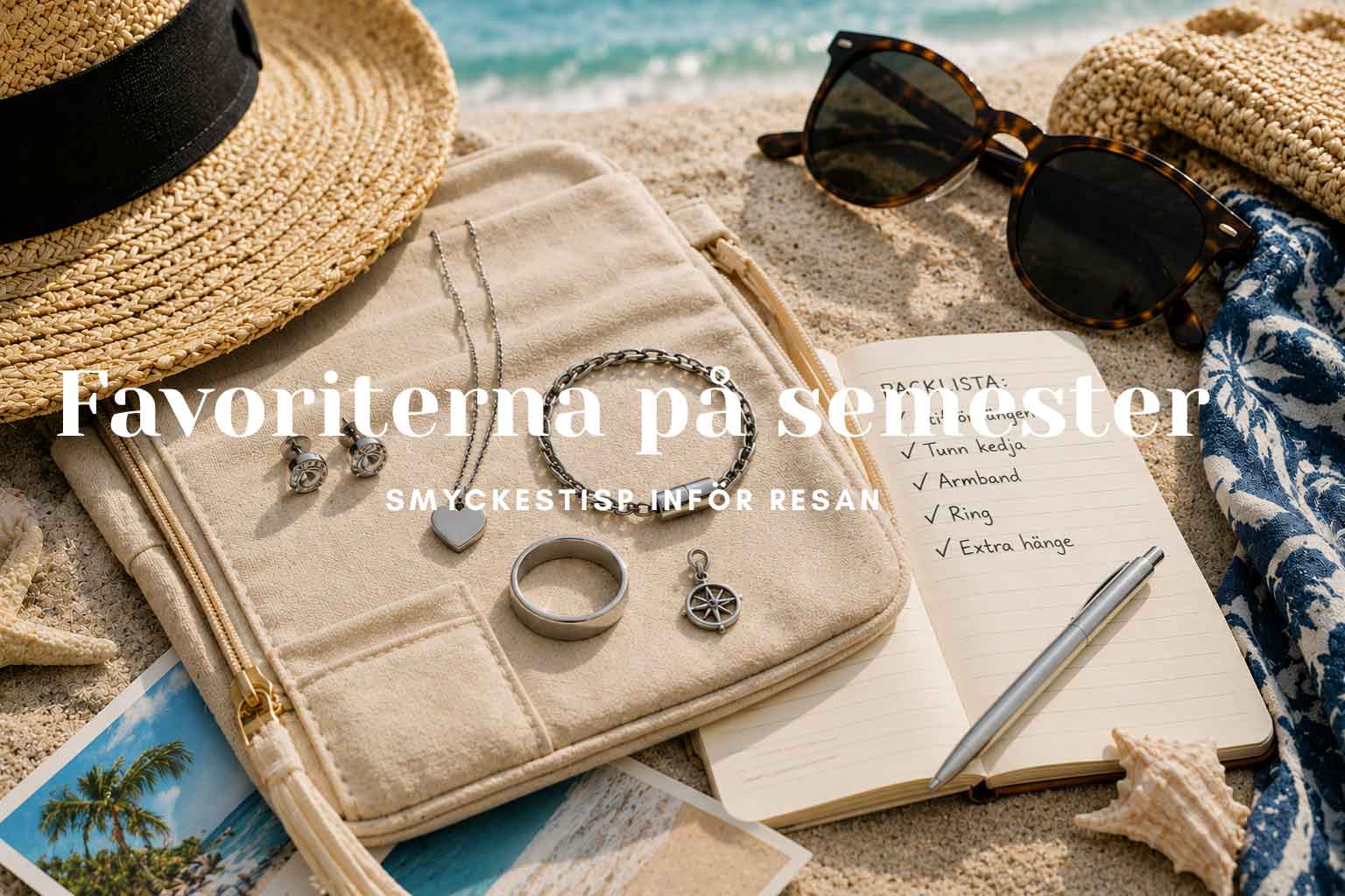 Favoriterna vi själva packar i semesterväskan