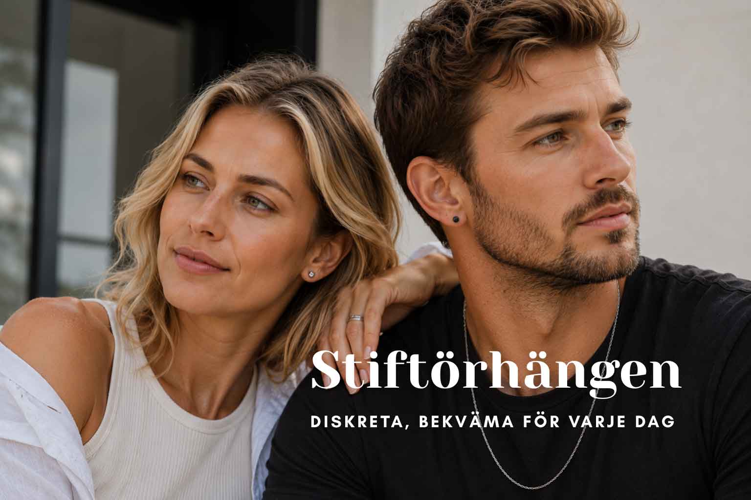 Stiftörhängen – diskreta, bekväma för varje dag