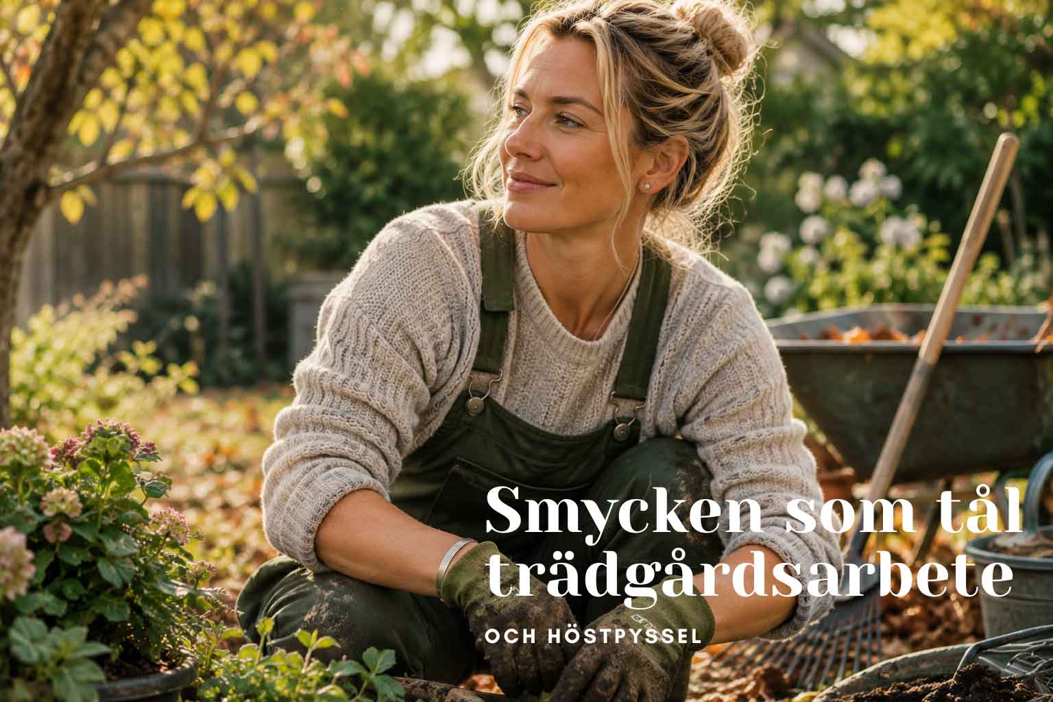 Smycken som tål trädgårdsarbete och höstpyssel