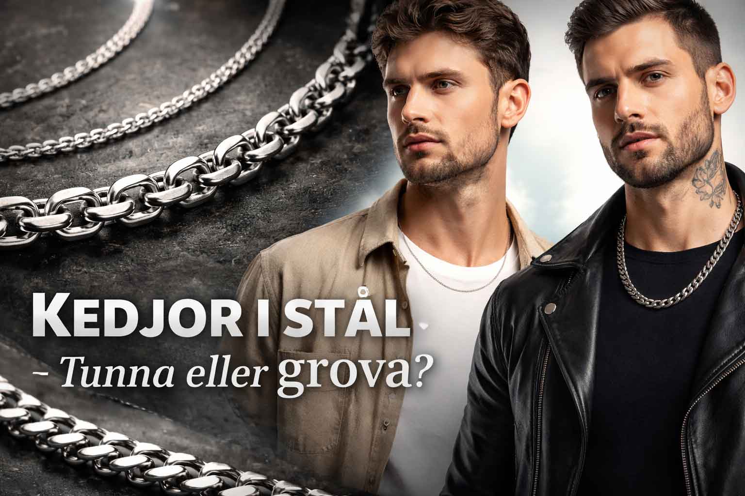 Kedjor i stål – tunna eller grova?