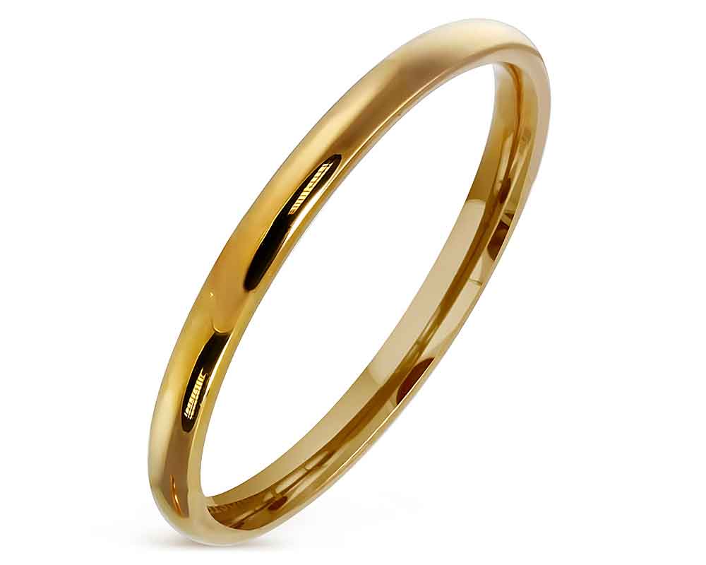 Ring i stål. Bredd cirka 2 mm.