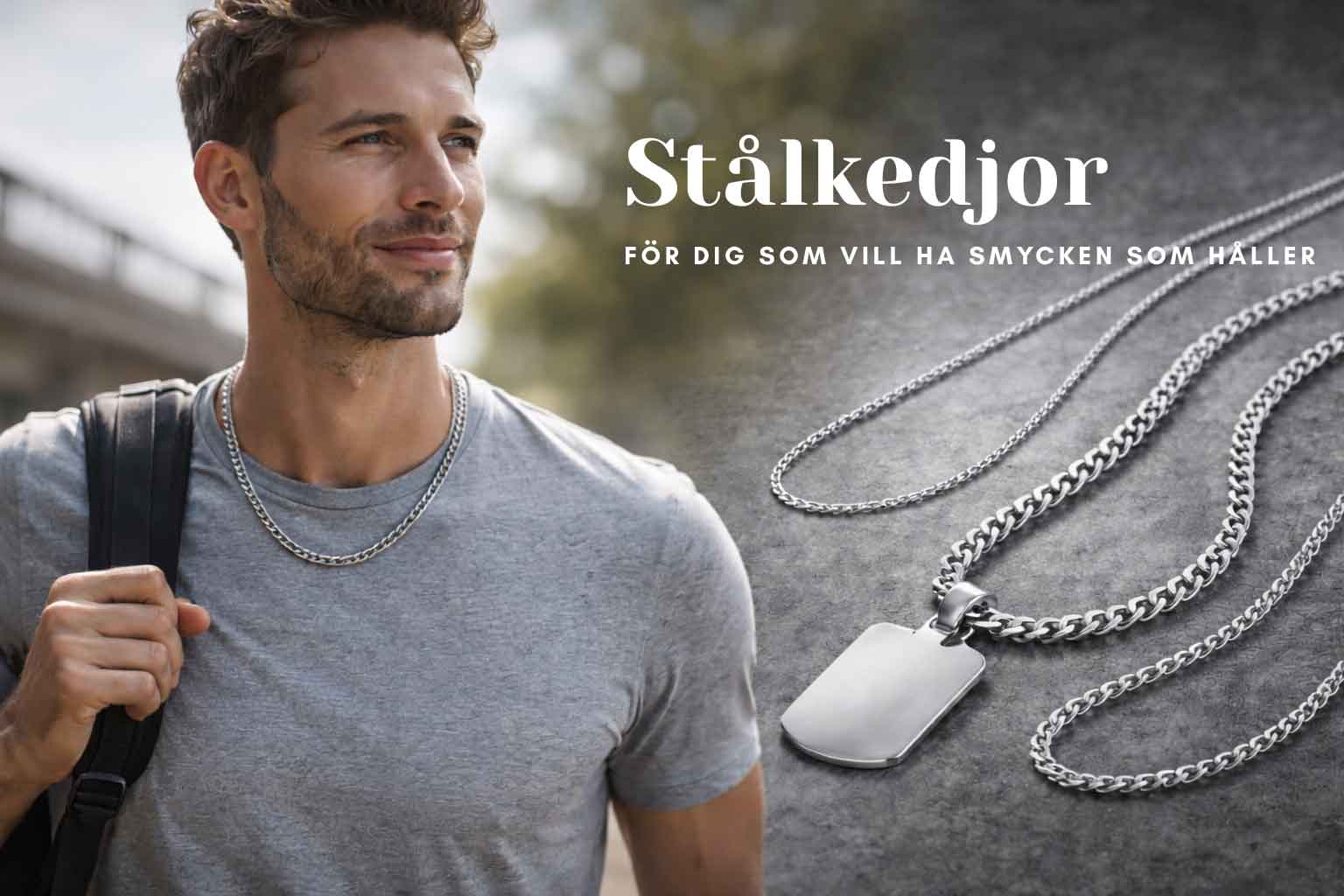 Guldf�rgade smycken