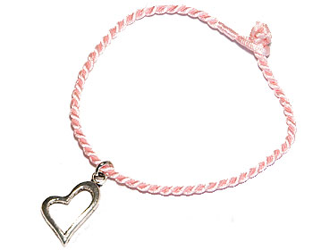 Billigt rosa  armband. LÃ¤ngd 16-17 cm.