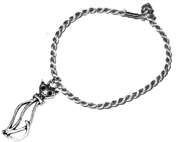 Kattarmband. Längd 16-17 cm.