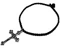 Armband med kors. LÃ¤ngd cirka 16-17 cm.