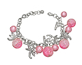 Armband med berlocker.