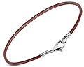 Läderarmband. Längd cirka 18 cm.