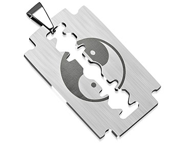 Yin-Yang hänge. 41x25 mm.