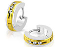 Stålörhängen. Mått cirka 4x13 mm.