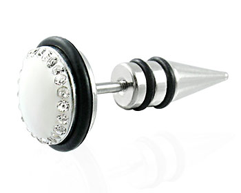Piercingsmycke i stål, 316L. Tjocklek ca 1,2 mm. Längd ca 4 mm.