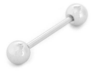Stav i kirurgiskt stÃ¥l till piercing. Tjocklek cirka 1.6 mm lÃ¤ngd cirka 18 mm.