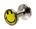 Smile smycke 3 mm. Yttre mått cirka 11x7 mm.