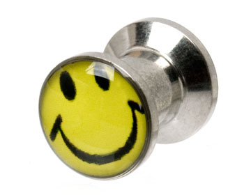 Piercing smiley 6 mm. Yttre mått cirka 12x10 mm.