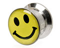 Piercing smiley 12 mm. Yttre mått cirka 12x16 mm.