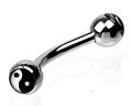 Yin yang piercing.