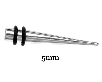 Stavtöjningspiercing 1,6-10 mm. Pris per storlek.