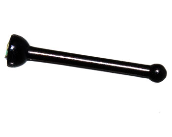 Piercing till näsa.
